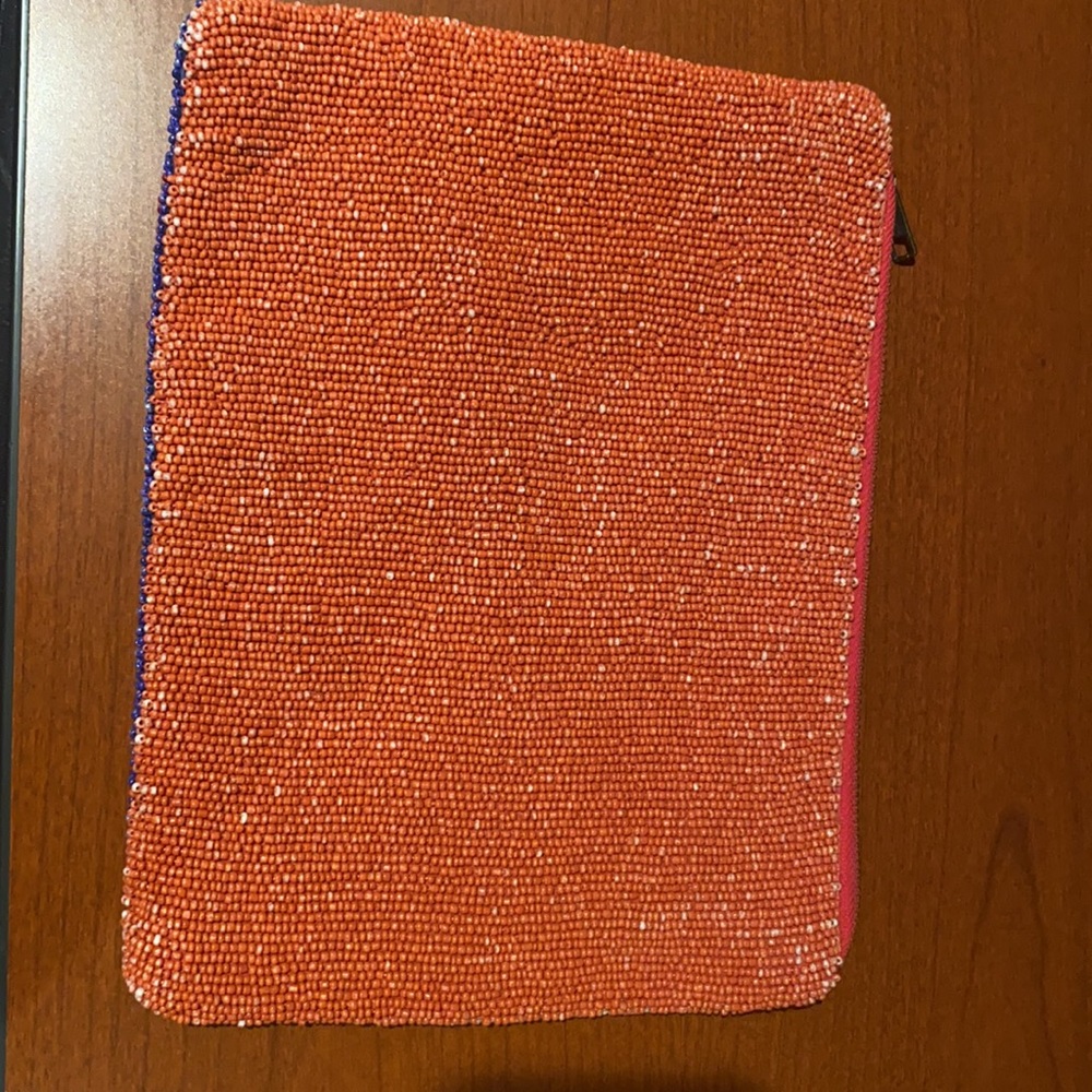 Beaded flamingo clutch - Picture 2 of 4